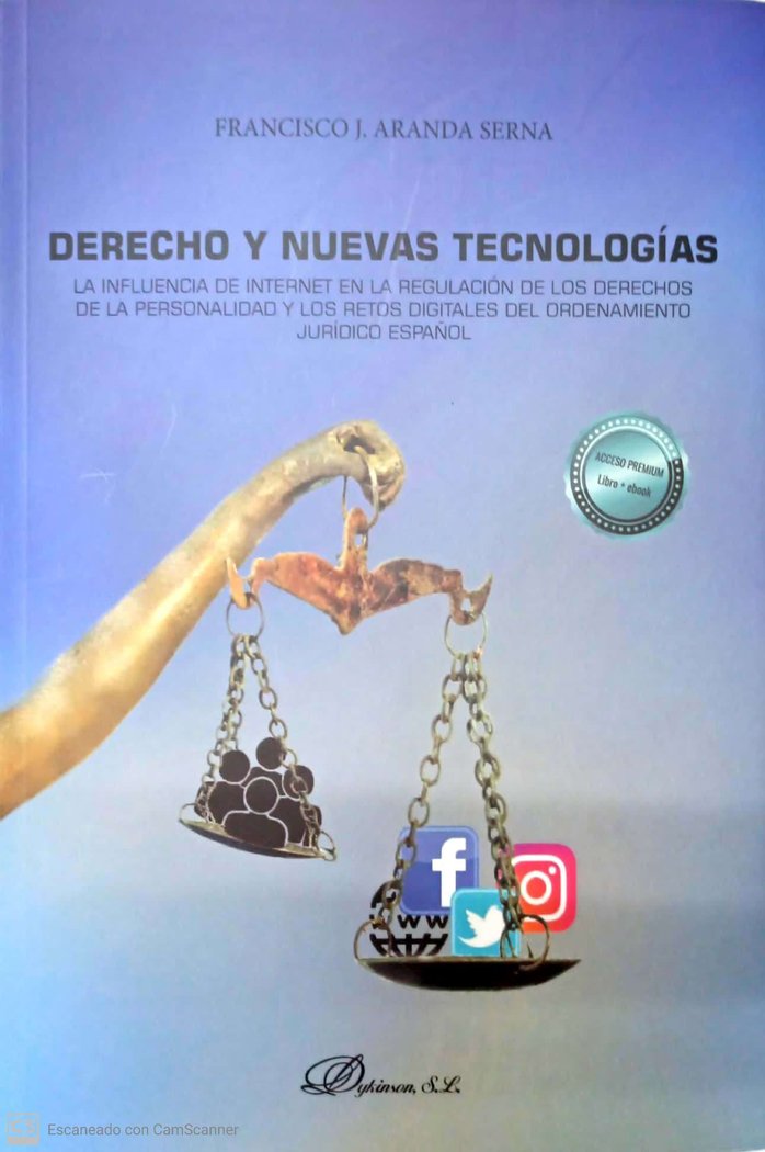 DERECHO Y NUEVAS TECNOLOGIAS, de ARANDA SERNA, FRANCISCO J. | portada del libro