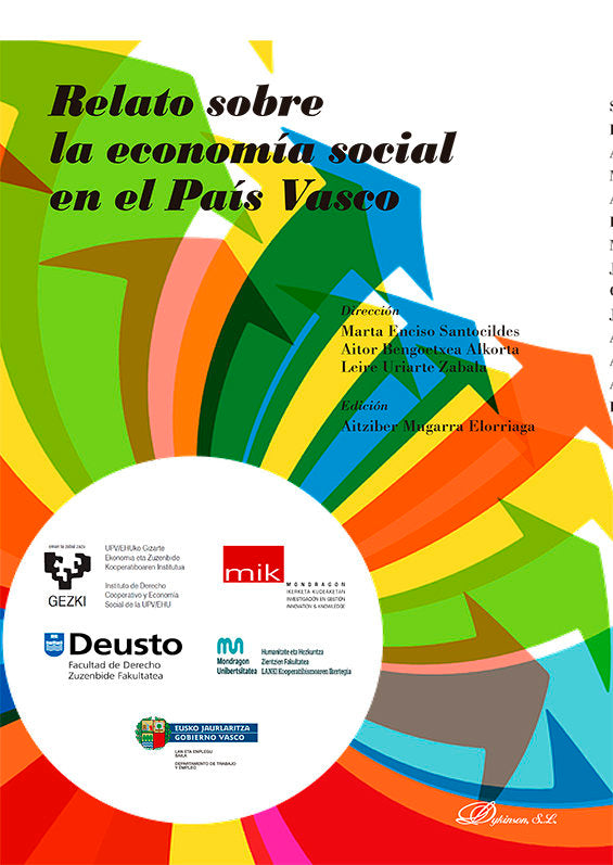 RELATO SOBRE LA ECONOMIA SOCIAL EN EL PAIS VASCO | portada del libro