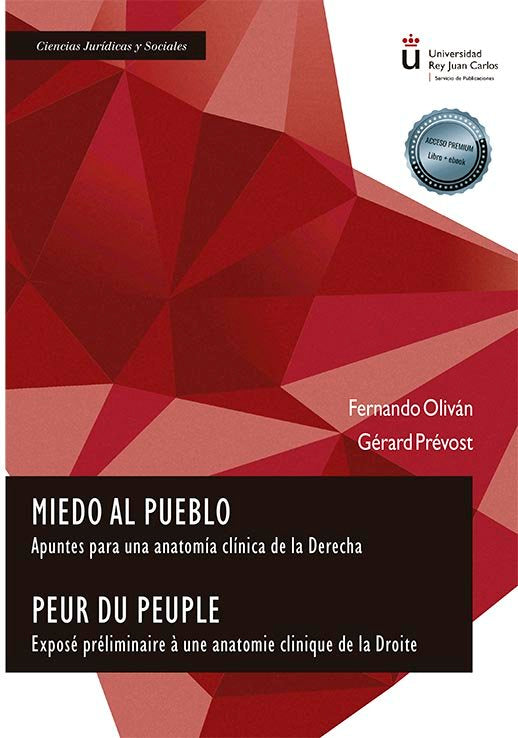 MIEDO AL PUEBLO PEUR DU PEUPLE, de OLIVAN, FERNANDO | portada del libro