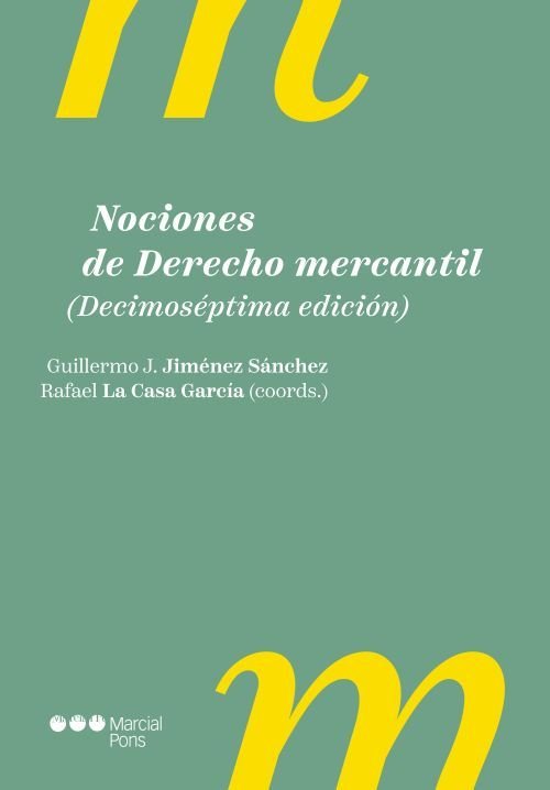 NOCIONES DE DERECHO MERCANTIL 2025, de JIMENEZ SANCHEZ | portada del libro