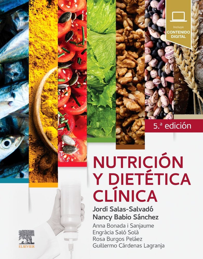 025 NUTRICION Y DIETETICA CLINICA 5ª EDICION, de SALAS-SALVADO | portada del libro