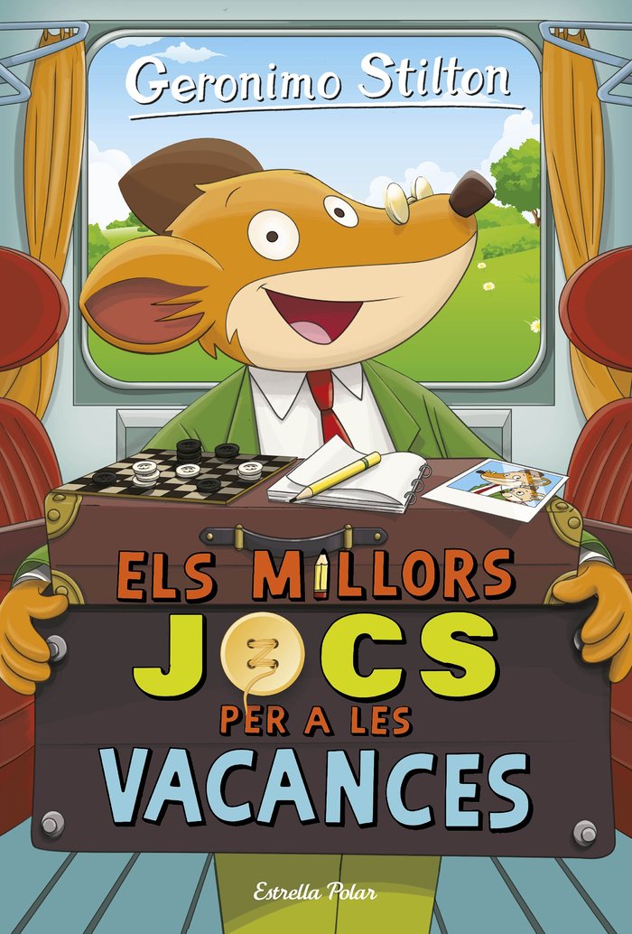 ELS MILLORS JOCS PER A LES VACANCES, de STILTON, GERONIMO | portada del libro