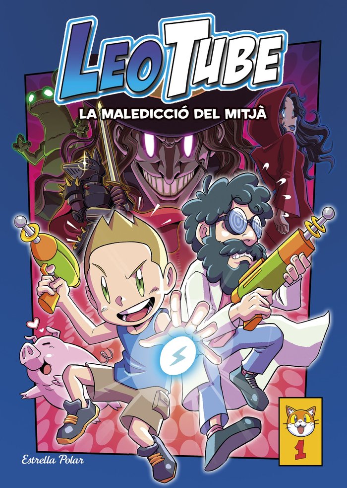 LEOTUBE I LA MALEDICCIO DEL MITJA, de LEOTUBE | portada del libro