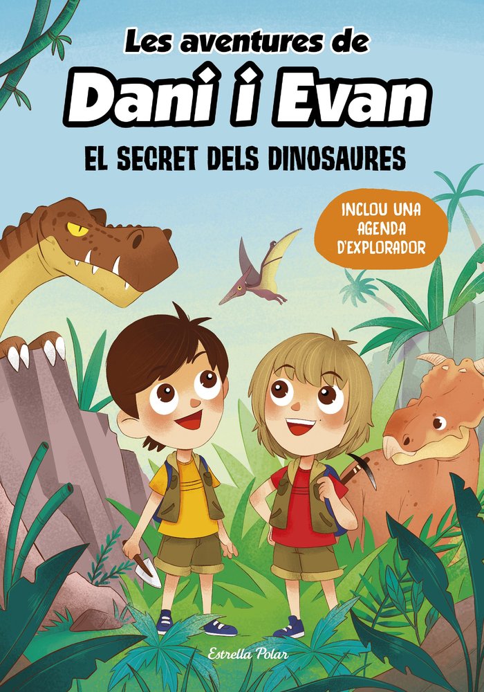 LES AVENTURES DE DANI I EVAN 1. EL SECRET DELS DINOSAURES, de LAS AVENTURAS DE DANI Y EVAN | portada del libro