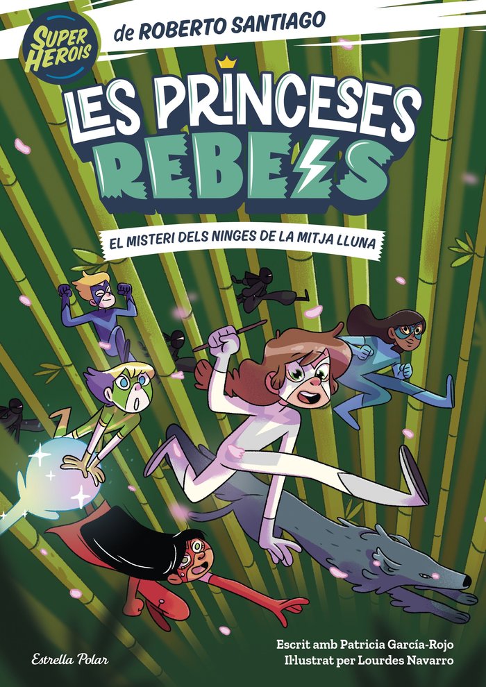 PRINCESES REBELS 3 EL MISTERI DELS NINGES DE LA MITJA LLUNA, de SANTIAGO, ROBERTO | portada del libro