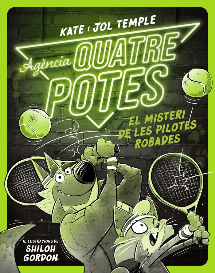 AGENCIA QUATRE POTES 3 EL MISTERI DE LES PILOTES ROBADES, de TEMPLE | portada del libro