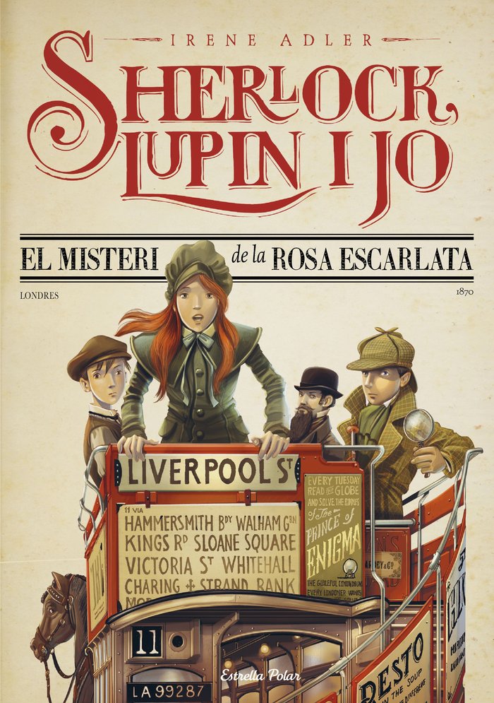 EL MISTERI DE LA ROSA ESCARLATA, de ADLER, IRENE | portada del libro