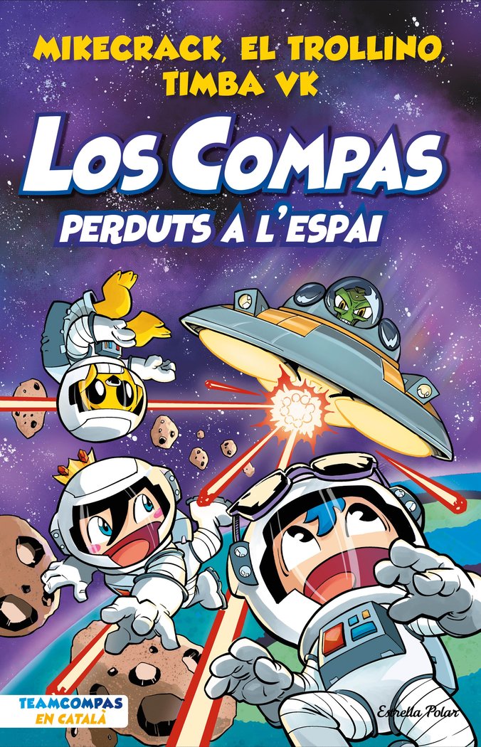 LOS COMPAS 5 PERDUTS A LESPAI, de MIKECRACK, EL TROLLINO Y TIMBA VK | portada del libro