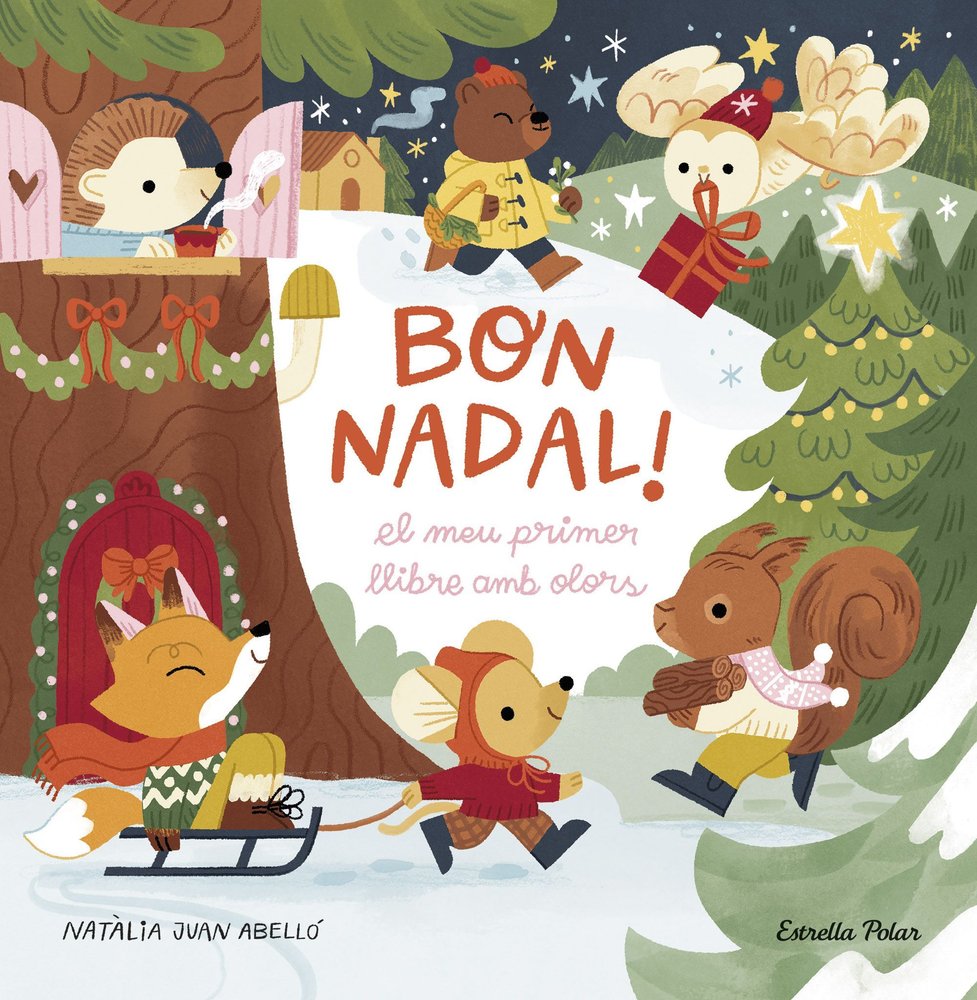 BON NADAL! EL MEU PRIMER LLIBRE AMB OLORS, de NATALIA JUAN ABELLO | portada del libro