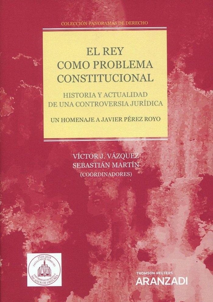 REY COMO PROBLEMA CONSTITUCIONAL, EL., de MARTIN, SEBASTIAN | portada del libro