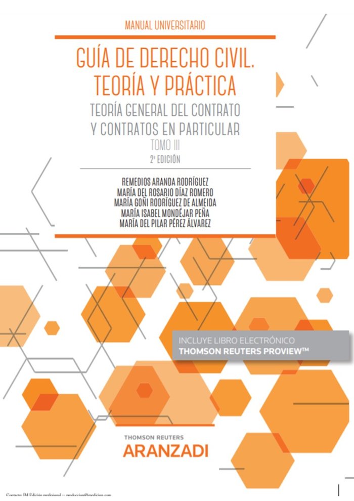 GUIA DE DERECHO CIVIL. TEORIA Y PRACTICA, de ARANDA RODRIGUEZ, REMEDIOS | portada del libro