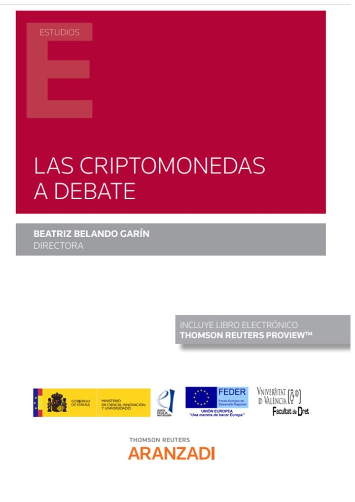 Criptomonedas a debate, Las, de BEATRIZ BELANDO GARIN | portada del libro