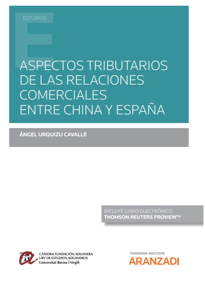 ASPECTOS TRIBUTARIOS DE LAS RELACIONES COMERCIALES ENTRE CHI, de ANGEL URQUIZU CAVALLE | portada del libro