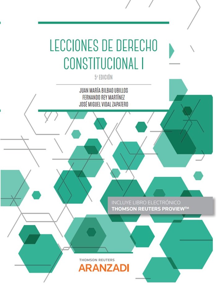 Lecciones de derecho constitucional I, de JUAN Mª BILBAO | portada del libro
