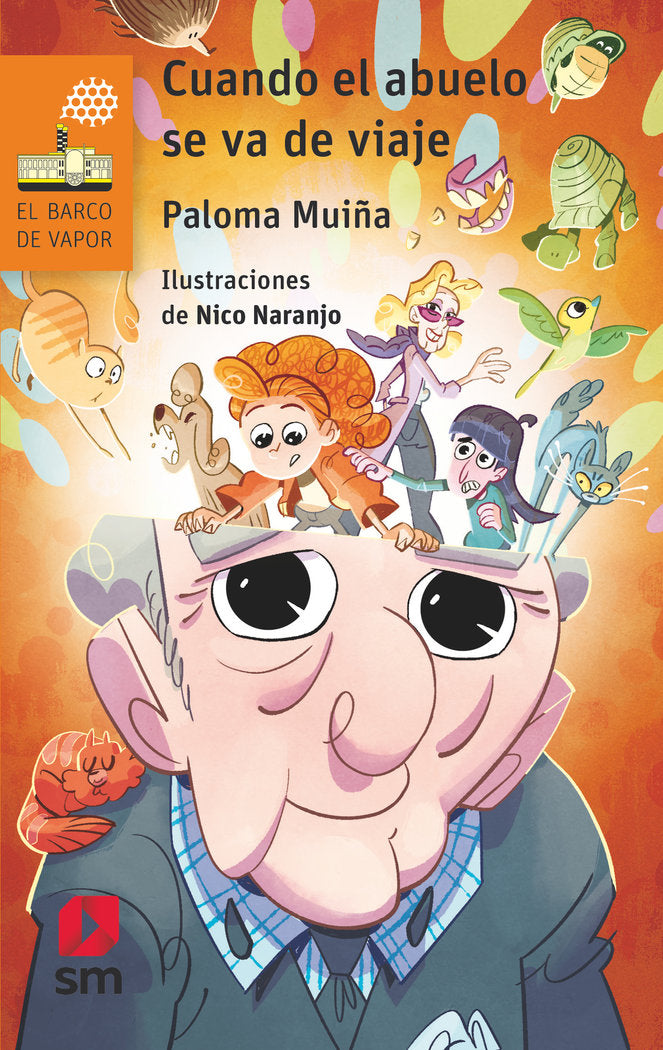 BVN CUANDO EL ABUELO SE VA DE VIAJE, de MUIÑA MERINO, PALOMA | portada del libro