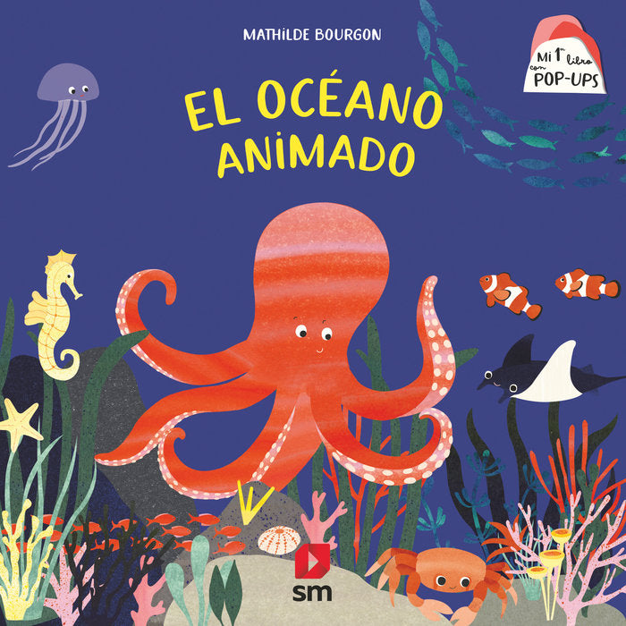 EL OCEANO ANIMADO, de BOURGON, MATHILDE | portada del libro