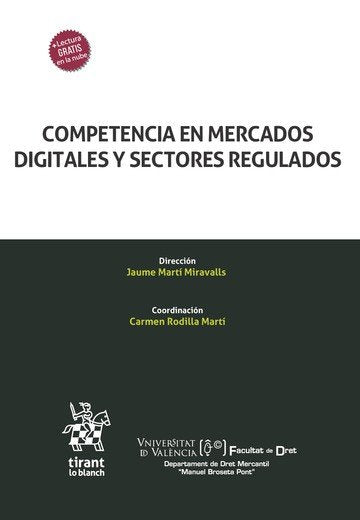 COMPETENCIA EN MERCADOS DIGITALES Y SECTORES REGULADOS | portada del libro