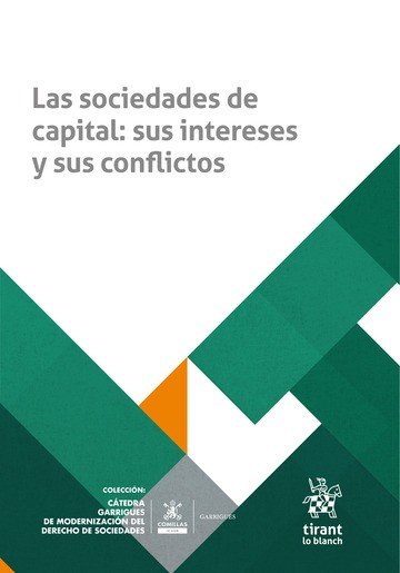 LAS SOCIEDADES DE CAPITAL SUS INTERESES Y SUS CONFLICTOS, de MARIA ÁNGELES ALCALA DIAZ | portada del libro