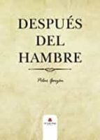 Después del hambre, de PILAR GARZON | portada del libro