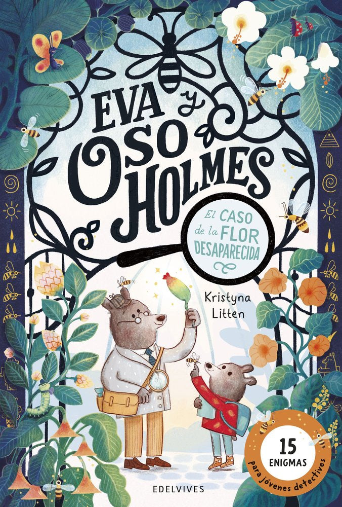 Eva y Oso Holmes: El caso de la flor desaparecida, de LITTEN | portada del libro