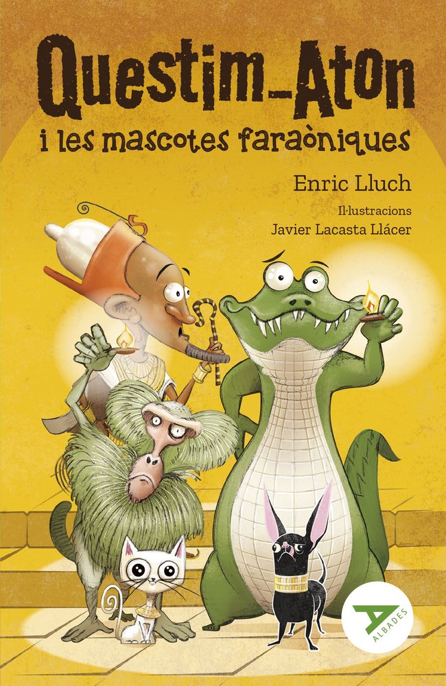 QUESTIM-ATON I LES MASCOTES FARAòNIQUES, de LLUCH, ENRIC | portada del libro