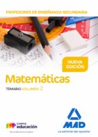 Profesores de Enseñanza Secundaria Matemáticas Temario volumen 2, de Varios autores | portada del libro