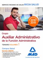 Grupo Auxiliar Administrativo de la Función Administrativa del Servicio Riojano de Salud. Temario. V, de Varios autores | por