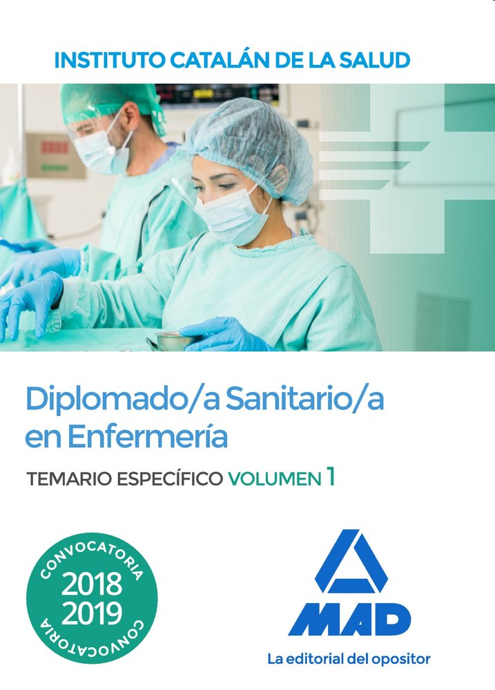 Diplomado/a Sanitario/a en Enfermería del Instituto Catalán de la Salud. Temario específico volumen, de 7 | portada del libro