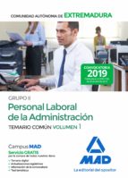 Grupo II Personal Laboral de la Administración de la Comunidad Autónoma de Extremadura. Temario Comú, de Varios autores | por