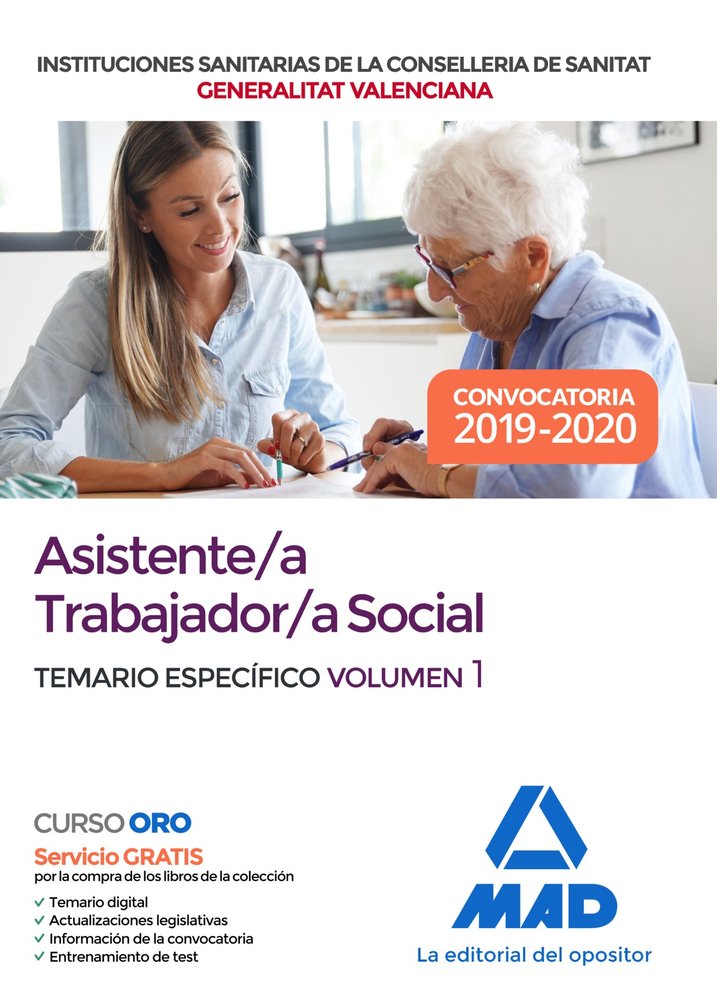 Asistente/a trabajador/a social de las Instituciones Sanitarias de la Conselleria de Sanitat de la G, de Clavijo Gamero | por