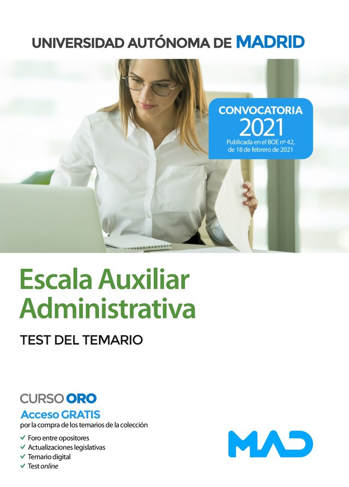 ESCALA AUXILIAR ADMINISTRATIVA DE LA UNIVERSIDAD AUTONOMA DE, de 7 EDITORES#MARTINEZ DEL FRESNO | portada del libro