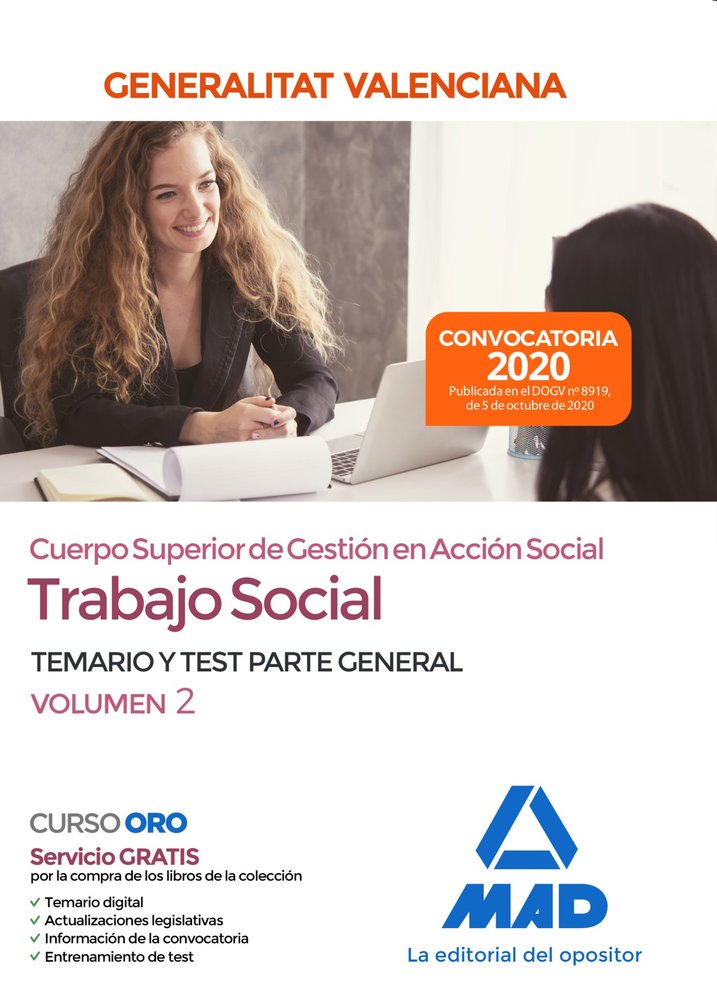 Cuerpo superior de gestión en acción social de la Administración de la Generalitat Valenciana, escal, de 7 EDITORES#TORRES FO