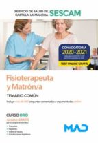 Fisioterapeuta y Matrón/a del Servicio de Salud de Castilla-La Mancha (SESCAM). Temario común, de Varios autores | portada de