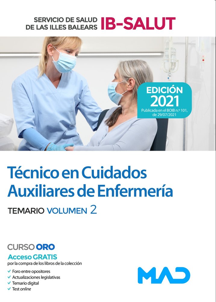TECNICO EN CUIDADOS AUXILIARES DE ENFERMERIA DEL SERVICIO DE, de 7 EDITORES#ANIA PALACIO | portada del libro