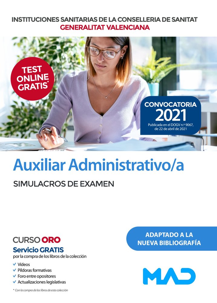 AUXILIAR ADMINISTRATIVO/A DE INSTITUCIONES SANITARIAS DE LA, de 7 EDITORES | portada del libro