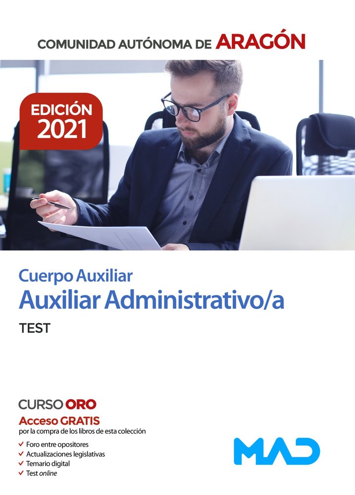 CUERPO AUXILIAR DE LA ADMINISTRACION DE LA COMUNIDAD AUTONOM, de 7 EDITORES#TOJEIRO ALCALA | portada del libro