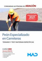 PEON ESPECIALIZADO EN CARRETERAS DE LA COMUNIDAD AUTONOMA DE, de Varios autores | portada del libro