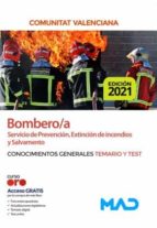 BOMBERO/A DEL SERVICIO DE PREVENCION EXTINCION DE INCENDIOS, de Varios autores | portada del libro