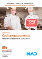 COCINA Y GASTRONOMIA GRUPO PROFESIONAL E2 DEL MINISTERIO D, de Varios autores | portada del libro
