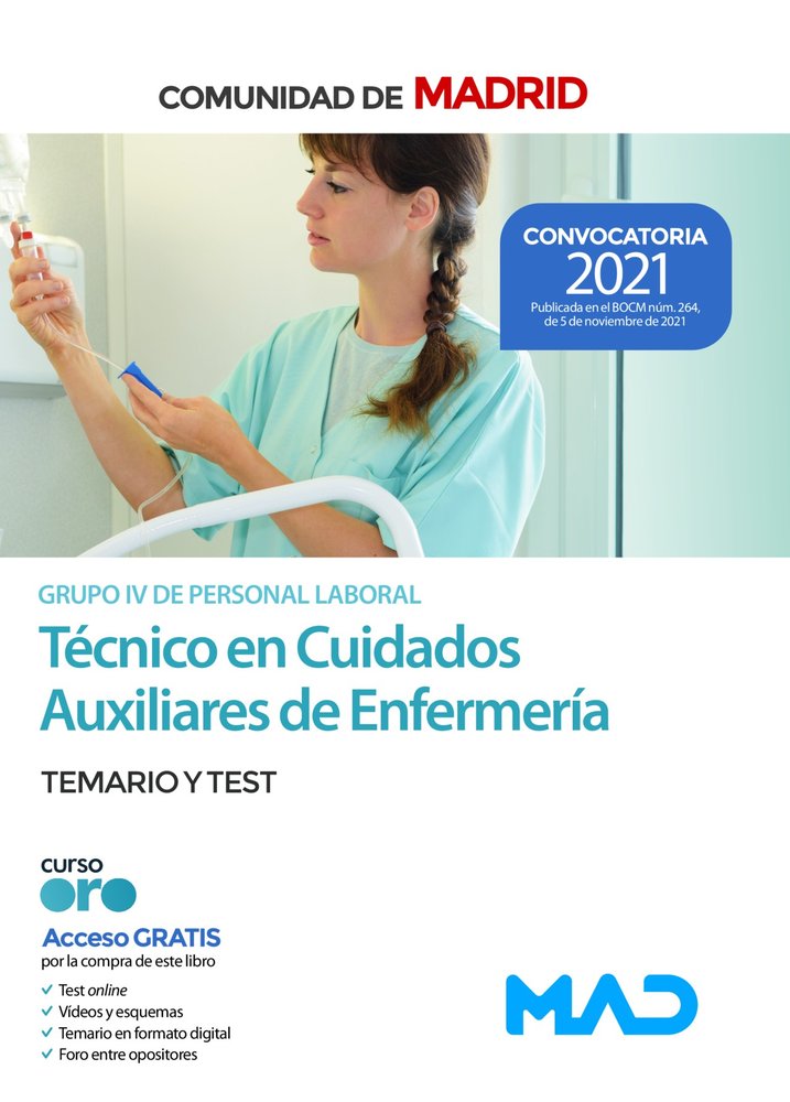 TECNICO CUIDADO AUXILIAR ENFERMERIA GRUPO IV DE PE, de 7 EDITORES#ANIA PALACIO | portada del libro