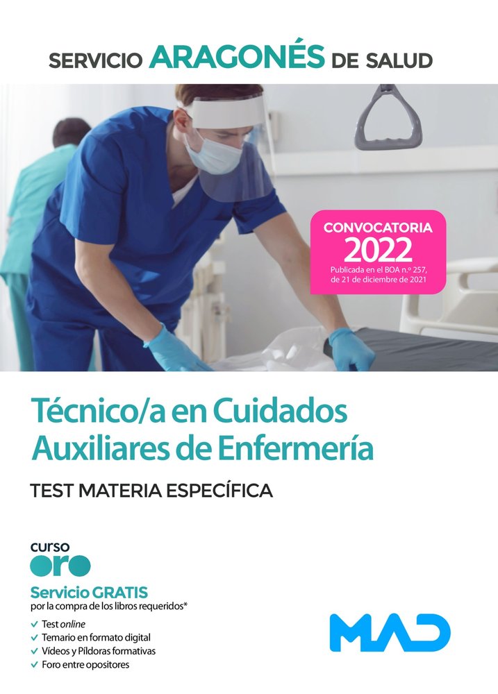 TECNICO/A CUIDADO AUXILIAR ENFERMERIA SERVICIO, de 7 EDITORES#GOMEZ MARTINEZ | portada del libro