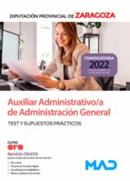 AUXILIAR ADMINISTRATIVO ADMINISTRACION GENERAL DE LA DIPU, de Varios autores | portada del libro