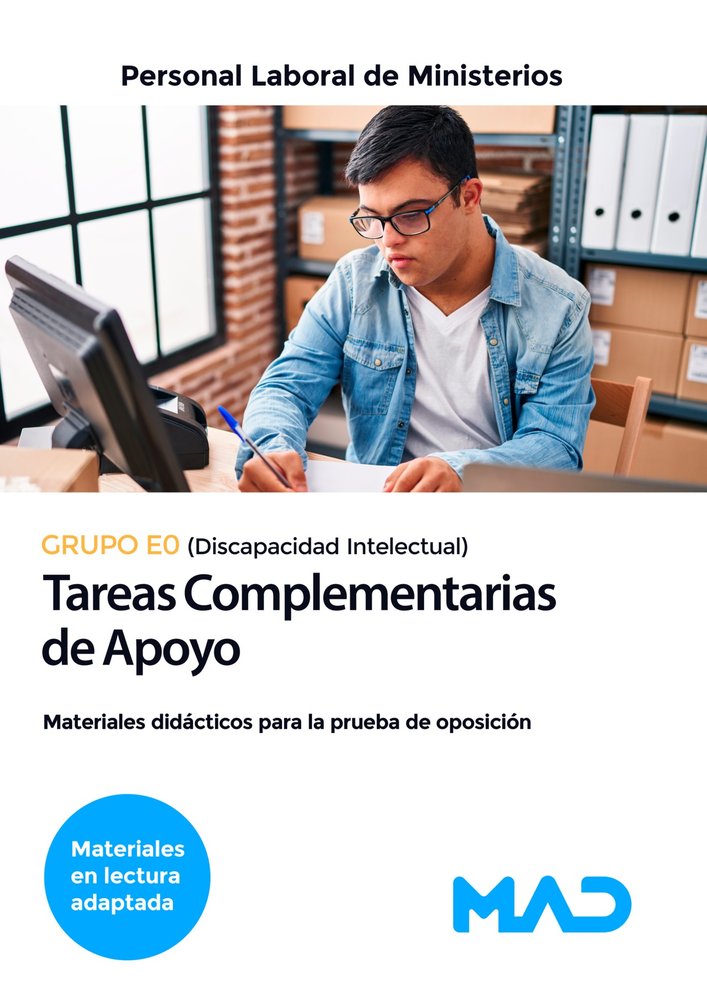 PERSONAL LABORAL MINISTERIOS GRUPO E0 TAREAS COMPLEMENT, de 7 EDITORES | portada del libro