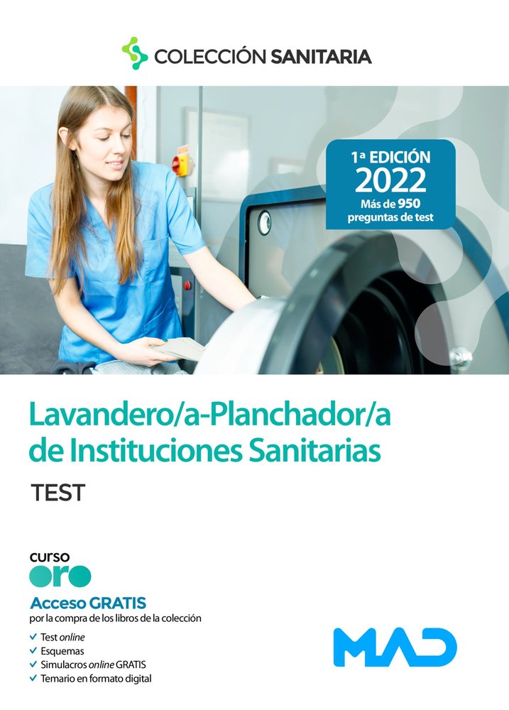 Lavandero/a ? Planchador/a de Instituciones Sanitarias. Test, de GOMEZ MARTINEZ, DOMINGO | portada del libro