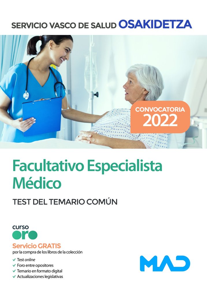 FACULTATIVO ESPECIALISTA MEDICO/A OSAKIDETZA-SERVICIO VAS, de 7 EDITORES#MUÑOZ LABIANO | portada del libro
