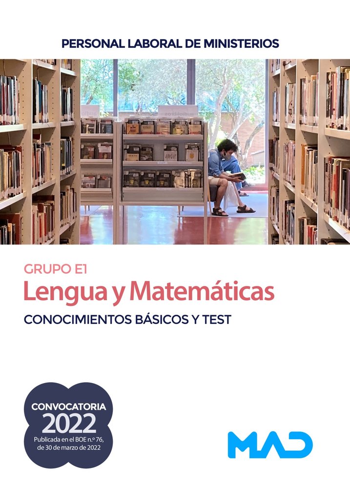 LENGUA MATEMATICA C BASICOS TEST P L MINISTERIOS BAS Y TEST | portada del libro
