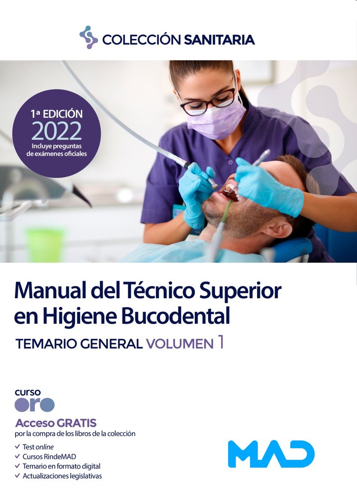 MANUAL TECNICO SUPERIOR HIGIENE BUCODENTAL. TEMARIO G, de 7 EDITORES#SILVA GARCIA | portada del libro