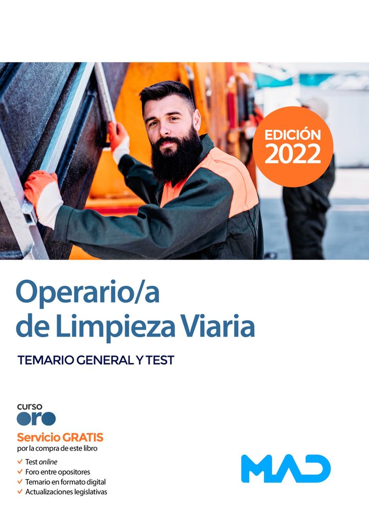 Operario/a de Limpieza Viaria. Temario General y Test | portada del libro