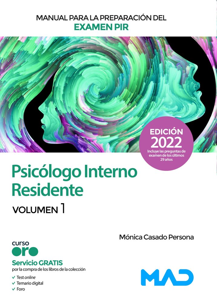 MANUAL PARA PREPARACION EXAMEN PIR PSICOLOGO INTERNO, de CLAVIJO GAMERO, ROCIO | portada del libro