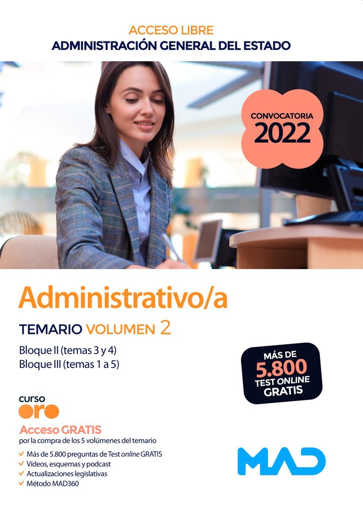 ADMINISTRATIVO ADMINISTRACION GENERAL ESTADO (TURN, de USERO LOPEZ | portada del libro